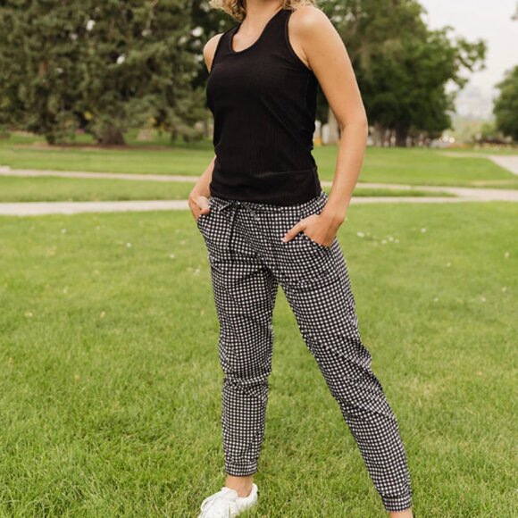 Albion Fit Black Check Jetsetters Large - Picture 7 of 7